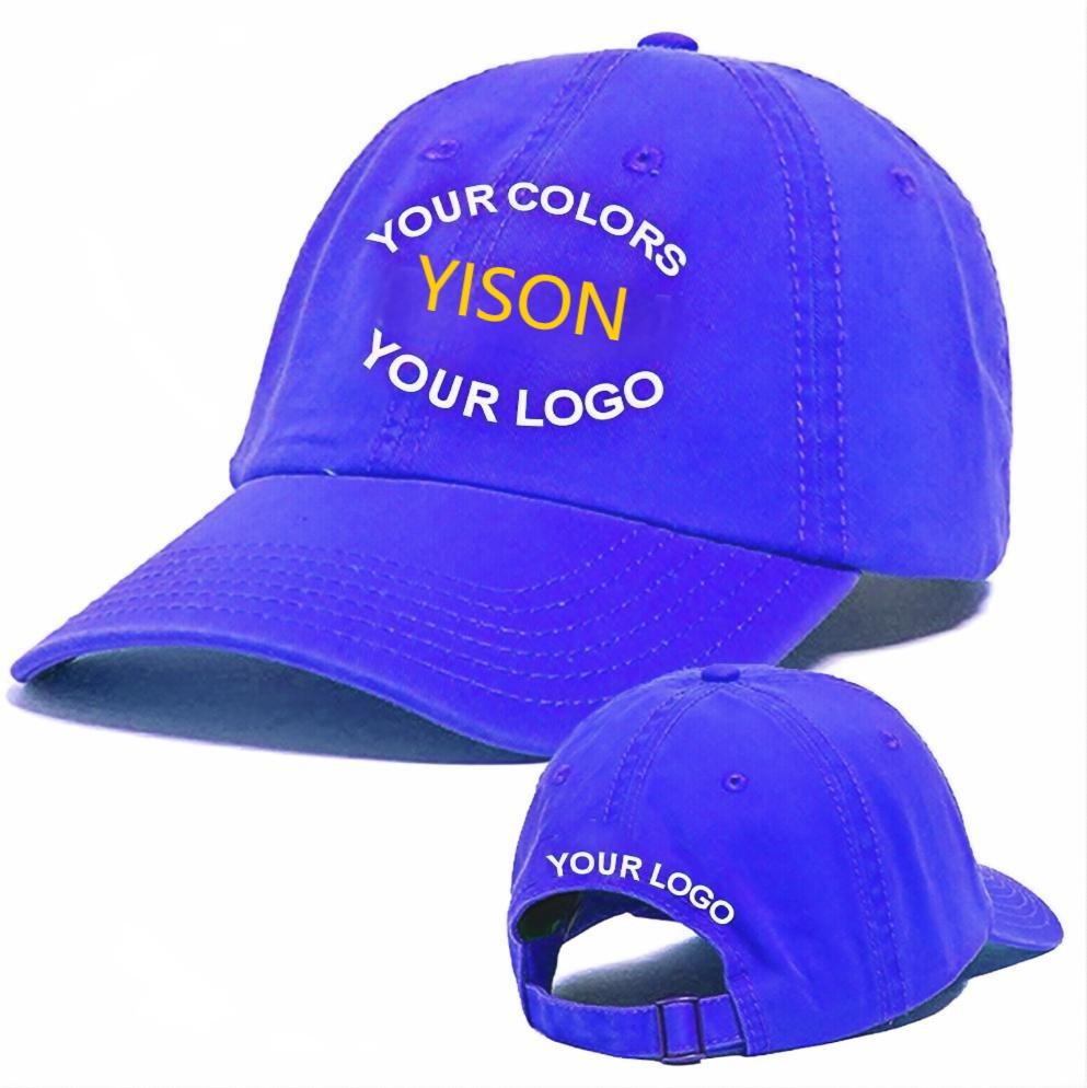 Custom Baseball Cap Embroidery 100% Cotton Twill Dad Hats Sports Caps For Men Women