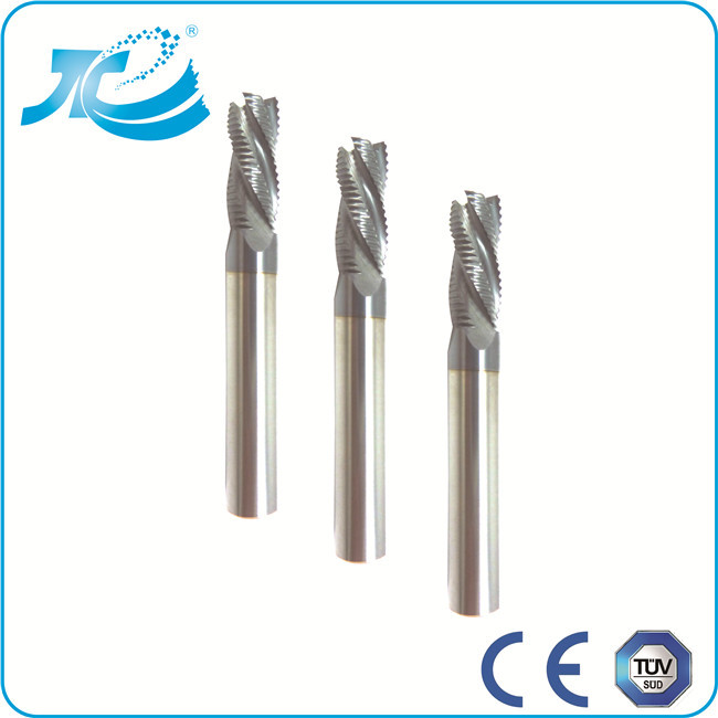 55 Hardness Roughing End Mill 6 mm Diameter Solid Carbide 14.3-14.8 G/cm3