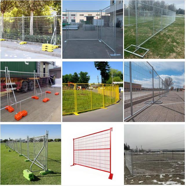Standard Temporary Mesh Fence Galvanized Construction Fencing