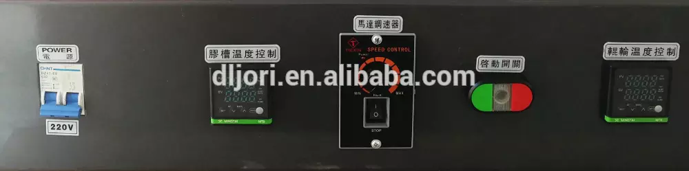 Semi Automatic Wet Glue Coating Machine , Stable Laminated Coating Machine