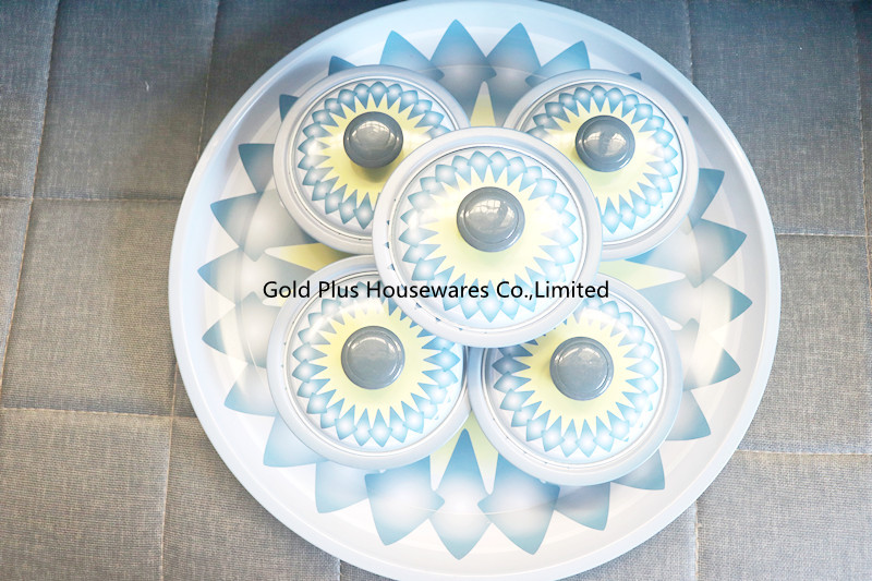 Wedding table decoration spun stainless steel tray with dip bowls set dinnerware hot deals candy bowl set online
