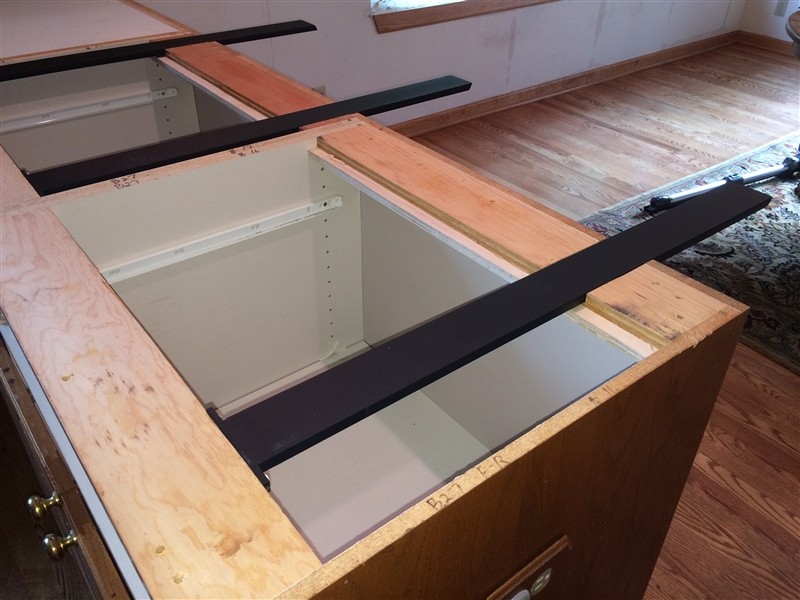 Customized Home Kitchen Marble Countertop Support with Heavy Duty Single-side Bracket