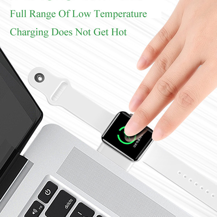 QC3.0 Portable Magnetic Wireless Charger 205KHZ ABS For Iwatch