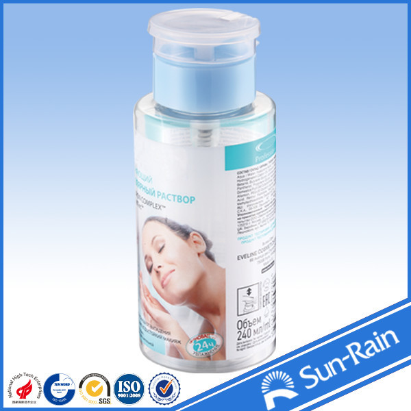 Bottle cap solvent dispenser pump , lotion pump for nail polish remover