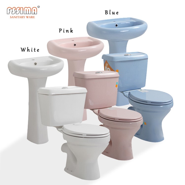 3L 6L Two Piece Wall Mounted Toilet Washdown Flush Wc Portable