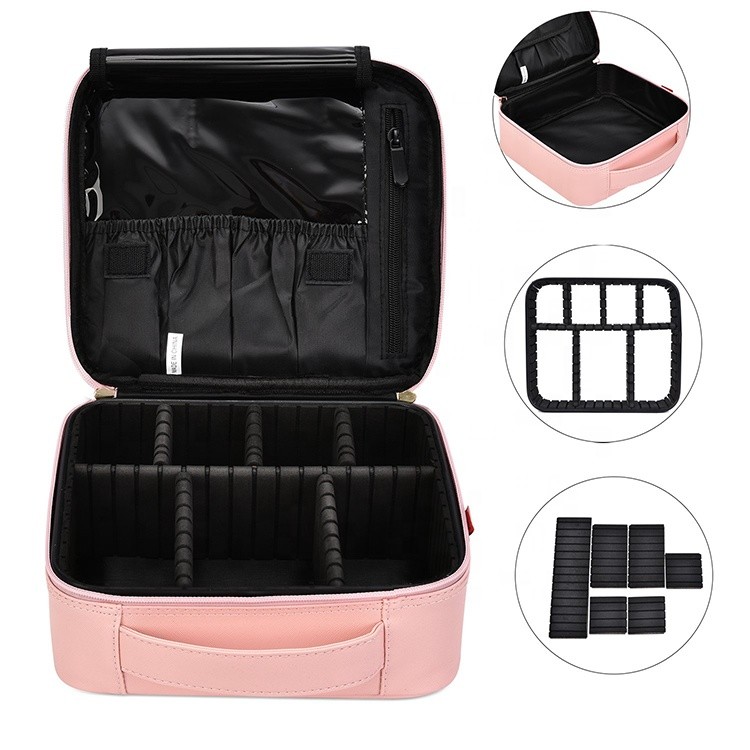 OEM PU Spandex EVA Cosmetic Case Multifunction