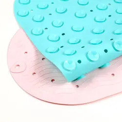 LFGB Bathroom Silicone Shower Mat Thickened Waterproof Sturdy