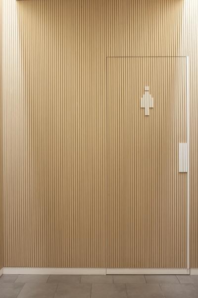 5/3mm High Sound Absorbing Timber Linear Grooved Acoustic Panel for Office