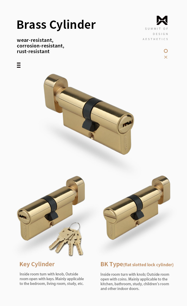 Bedroom Black Classic Solid Wood Interior Door Lock Set 144mm 64mm