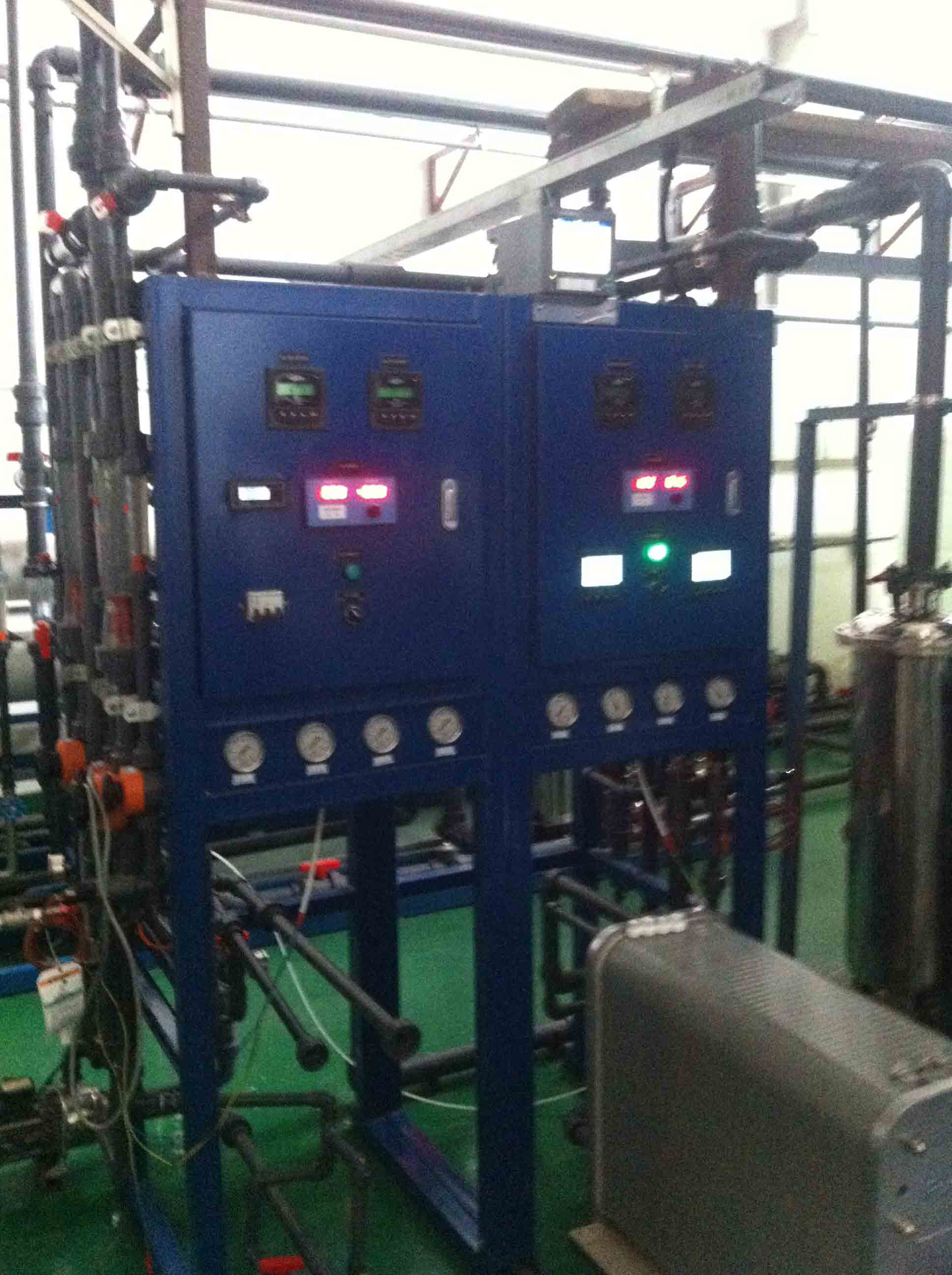 Chemical liquid processing Reverse osmosis EDI Water Treatment 18MΩ.cm 120m3 / h