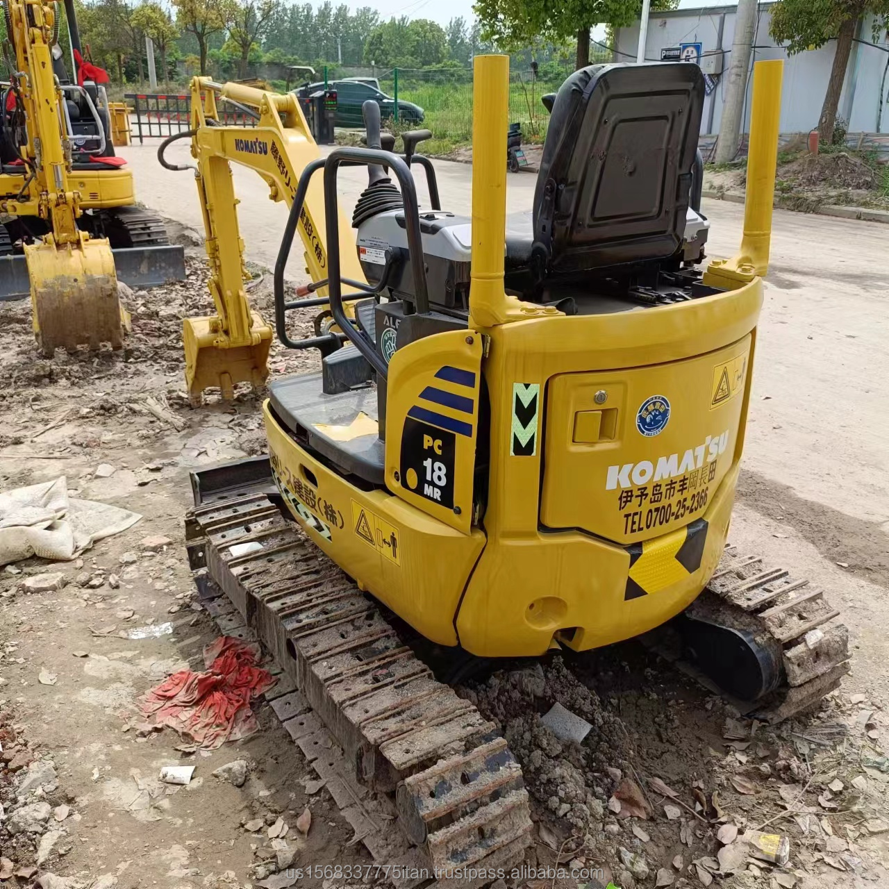 2ton Operating Weight Komatsu PC18MR Mini Used Excavator Original Hydraulic Valve