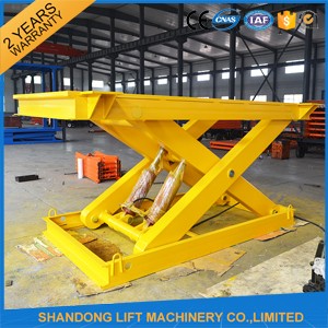 Electric Hydraulic Guide Rail Warehouse Elevator Lift Platform 5000kg Loading Capacity