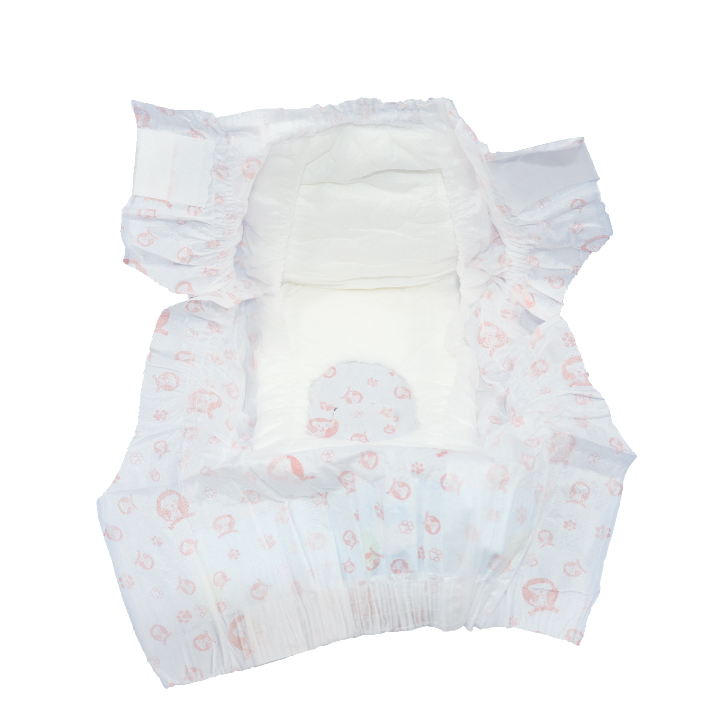 100% Cotton Super Absorbent Disposable Pet Diapers Elastic Waist Female Dog Diaper