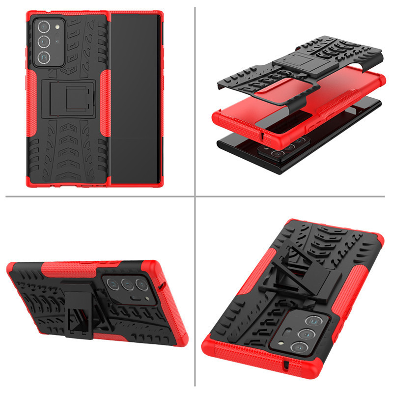 Hybrid Full Protection Mobile Cover Anti Drop Built In Kickstand Heavy Duty