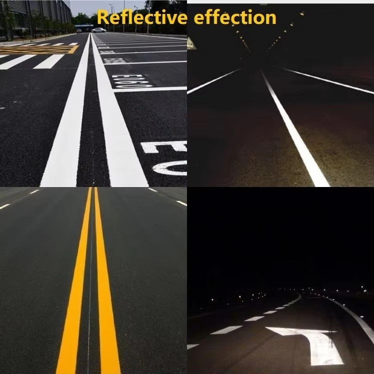 Quick Drying Time AASHTO Standard Hot Melt Paint Dries Quickly Allowing For Minimizing Traffic Disruptions