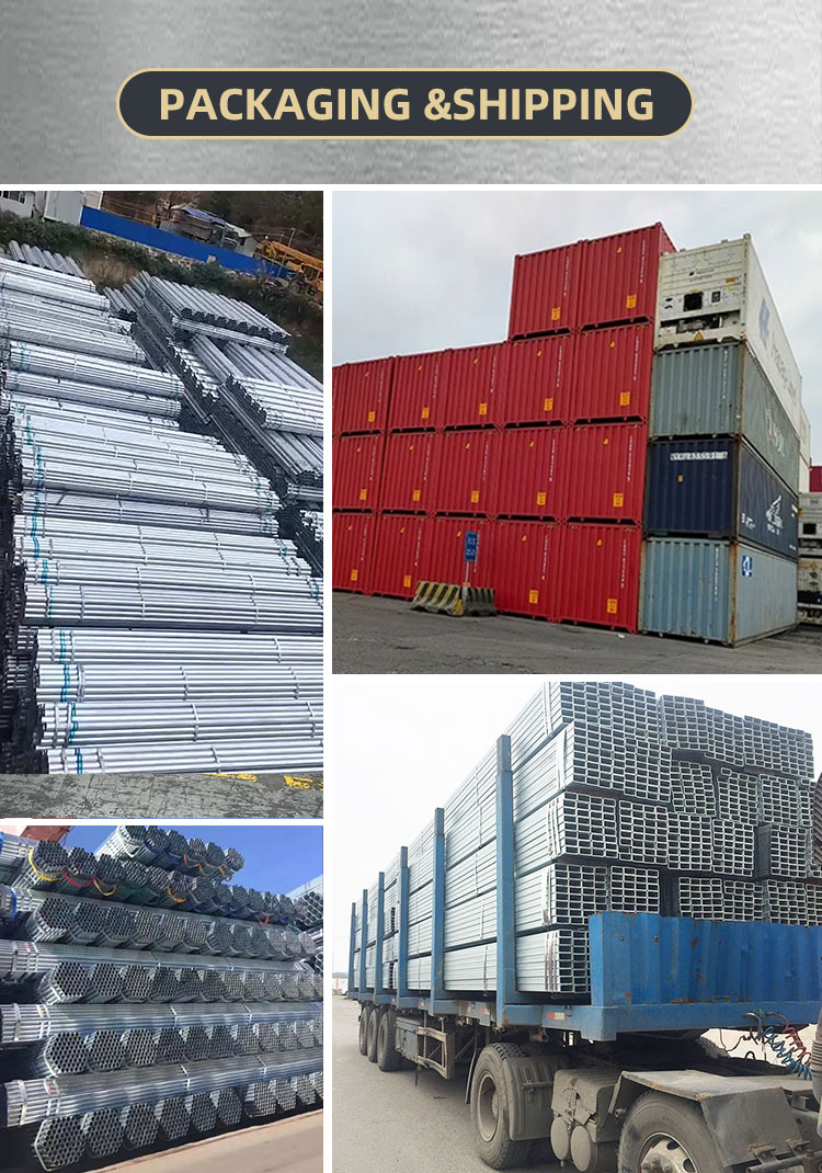 16 Gauge Galvanized Steel Pipe DX52D SGCC Seamless JIS Certificate ERW