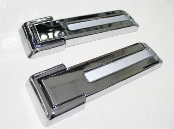 Rear door Chrome accessories Spare tire rack hinge cover For Jeep Wrangler JK