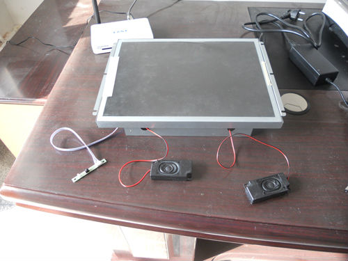 Embedded 10 10.1 Inch Open Frame USB Monitor IPS LCD With Full View Angle