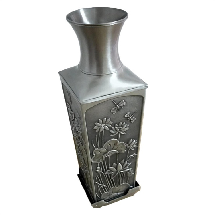 Metal retro custom vintage flower pot for home decoration