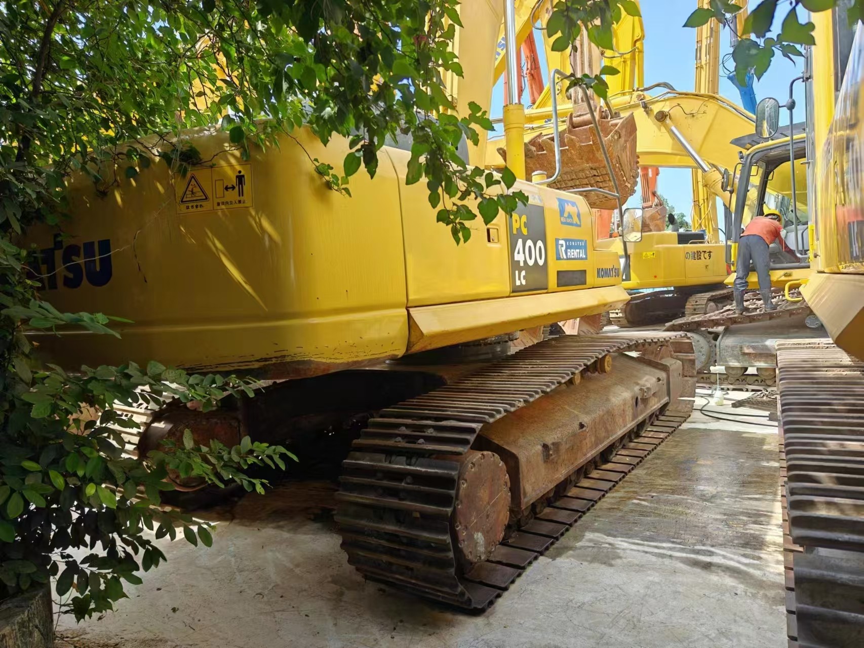 Original 40ton Komatsu 400-7 Used Hydraulic Excavator