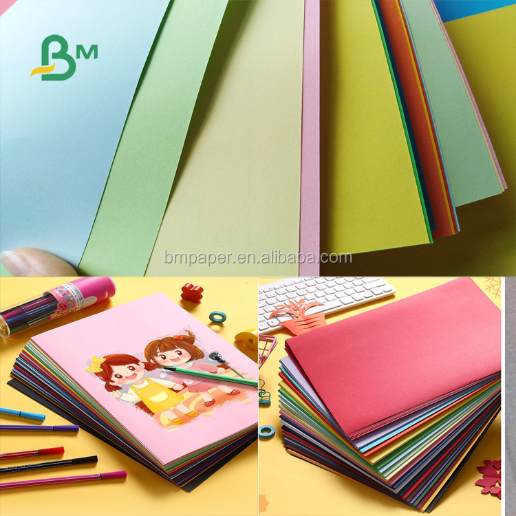 70gsm 80gsm Color Printing Paper Green Red Blue Offset Printing For DIY