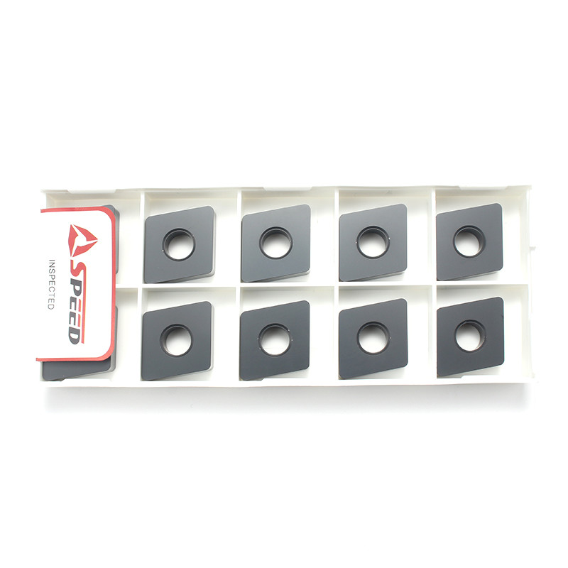 Speed CNMG1906016 Tungsten Carbide CNC Inserts Black CVD Coated Tools for Cast Iron Machining