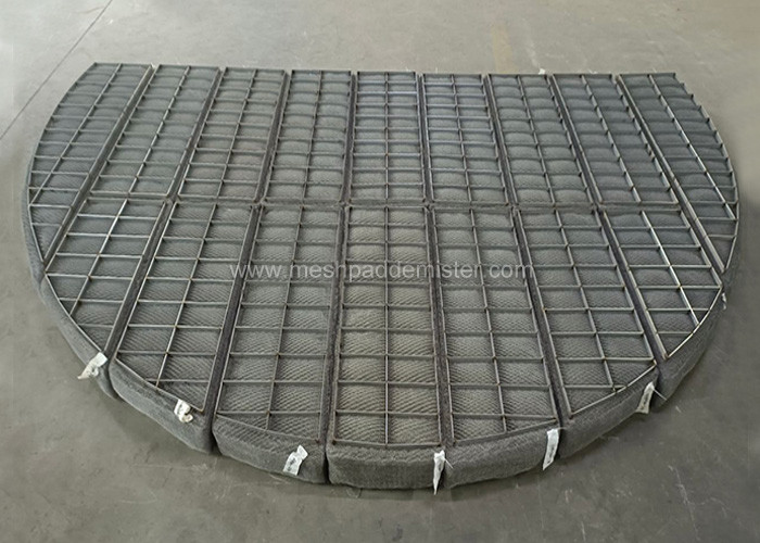 Tower Internals Mesh Pad Demister Stainless Steel Wire For Gas Liquid Filters