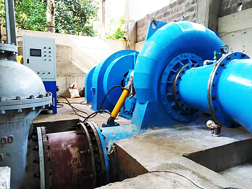 94.5% Efficiency 750rpm 500kw Francis Turbine Generator
