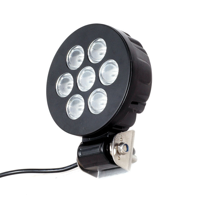 21W Led Power 5 Inch Vehicle Work Light 7PCS*3W High Intensity LEDS Waterproof IP67