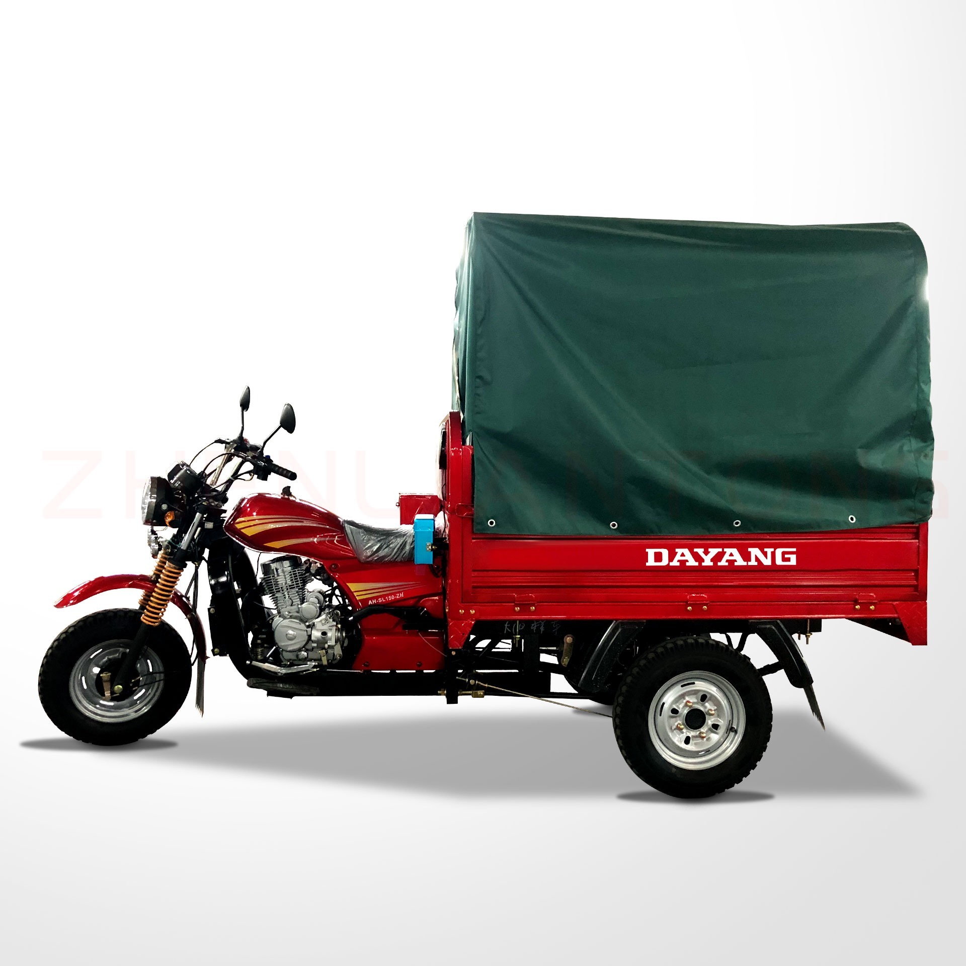 DAYANG 2021 DY-P1 Cargo Tarpaulin Tricycle Models with 40*80 Chassis and 150cc Engine