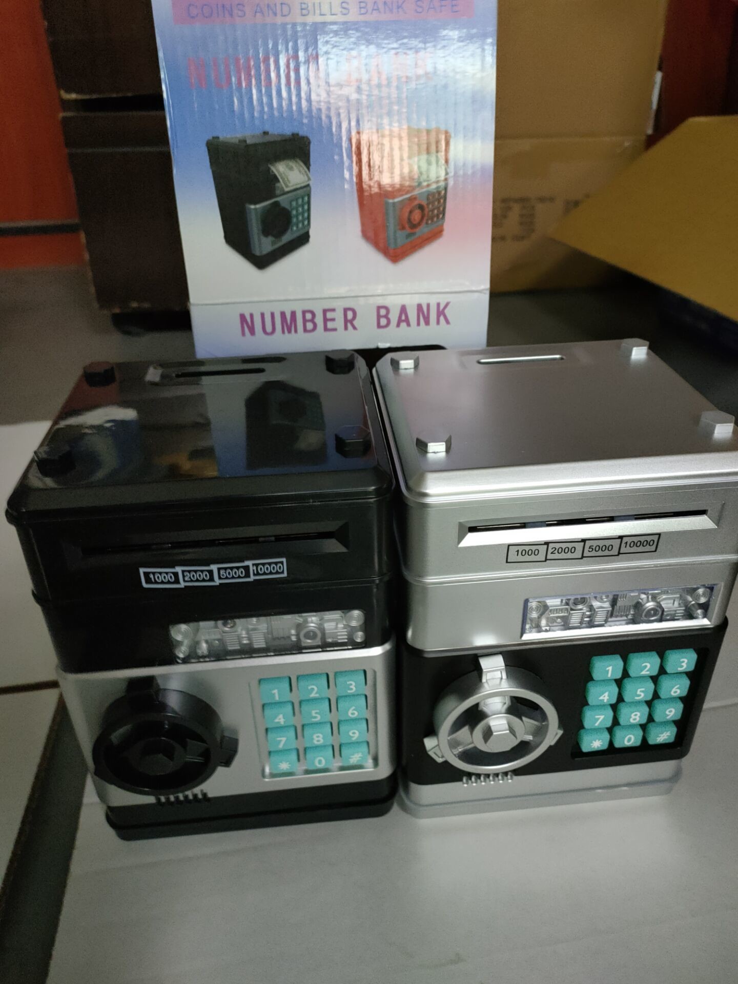 2 color Password Piggy Bank