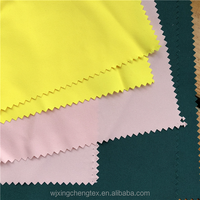 Plain Style 100% Recycled Polyester Fabric GRS Certificated RPET Fabric For Outfits