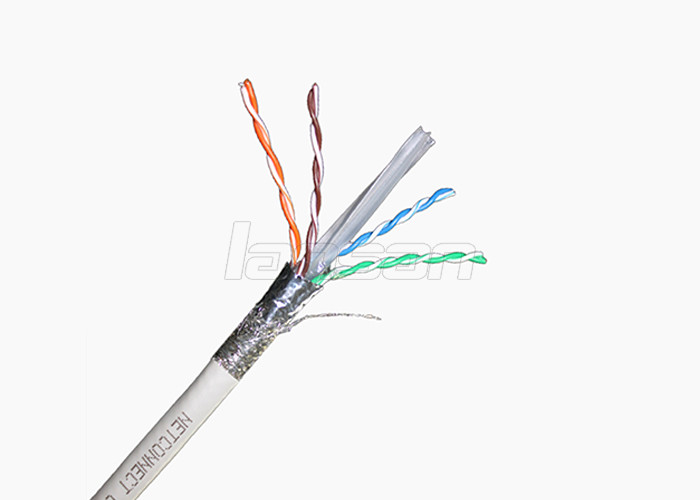 High Frequency Cat6 Lan Cable Pure Copper Fluke 350Mzh SFTP Cat6 Cable
