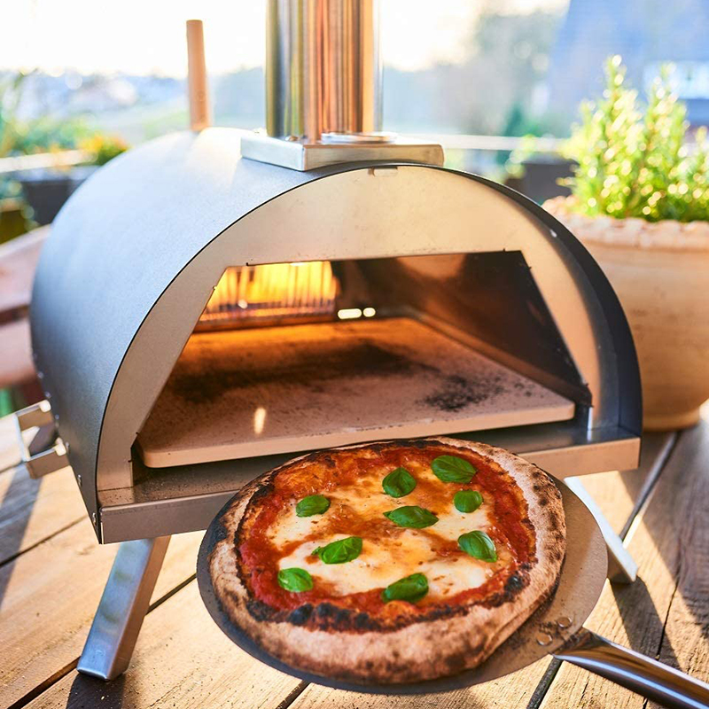 16 Inch Black Carton Horno Single Pizza Oven with and Customized Logo Acceptable