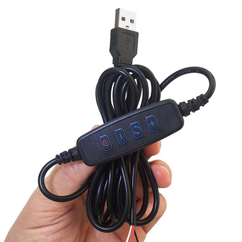 5V LED USB ON OFF Switch Cable Dimmer for Lamp