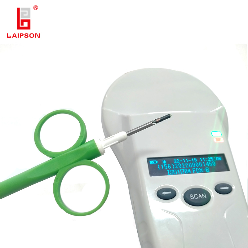 134.2khz/125khz Rfid Ear Tag For Cat Dog Pet Use Animal Syringe With Microchip