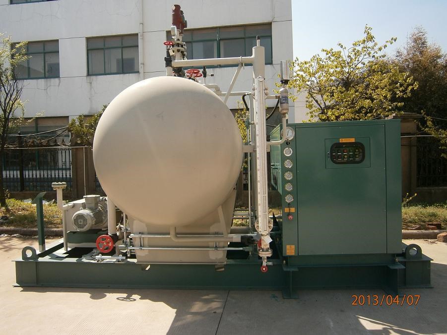 Freon Recovery Machine Value With Refrigerant Liquid Receiver Tank Refrigerant Charging Station