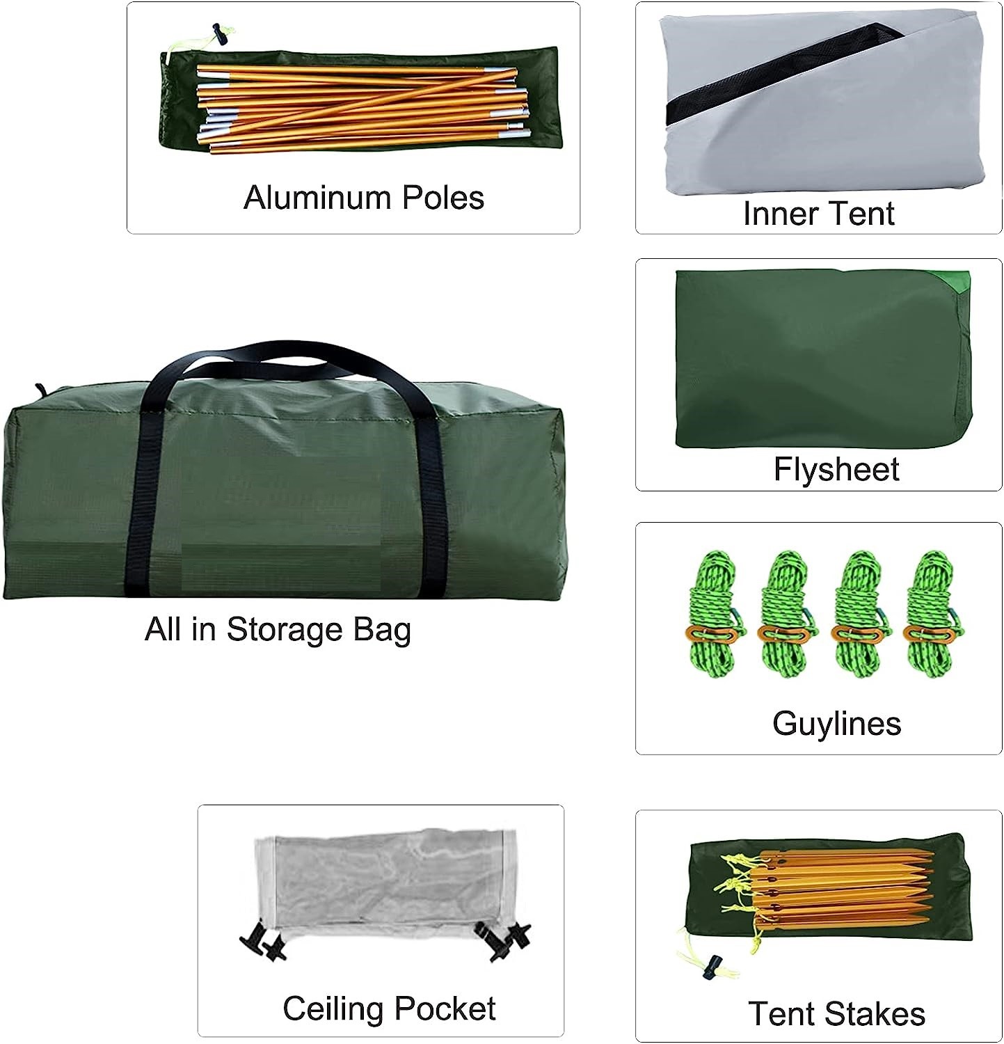 Tents for Camping Waterproof Lightweight Easy Set Up 4 Season Winter Family Tent for Camp Backpacking Hiking Outdoor