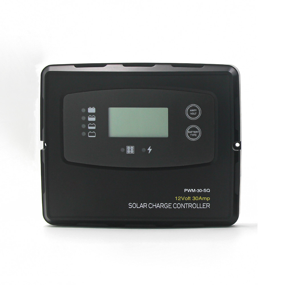 Flush Mount 30A 40A PWM Solar Charge Controller Rohs Solar Charge Controller 12V 24V