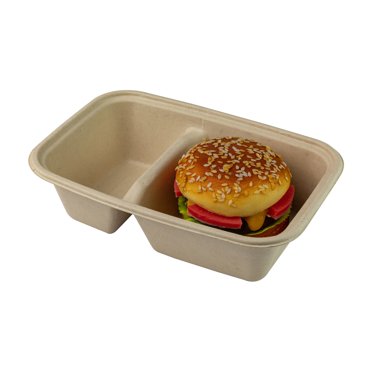 Factory 100% Biodegradable Compostable Bagasse Pulp Packaging Food Container