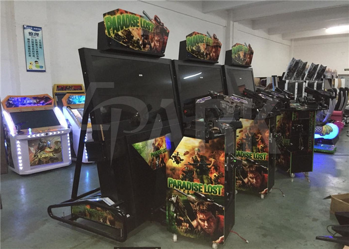 110V Aliens Shooting Arcade Machines , 1 Player Shooting Games