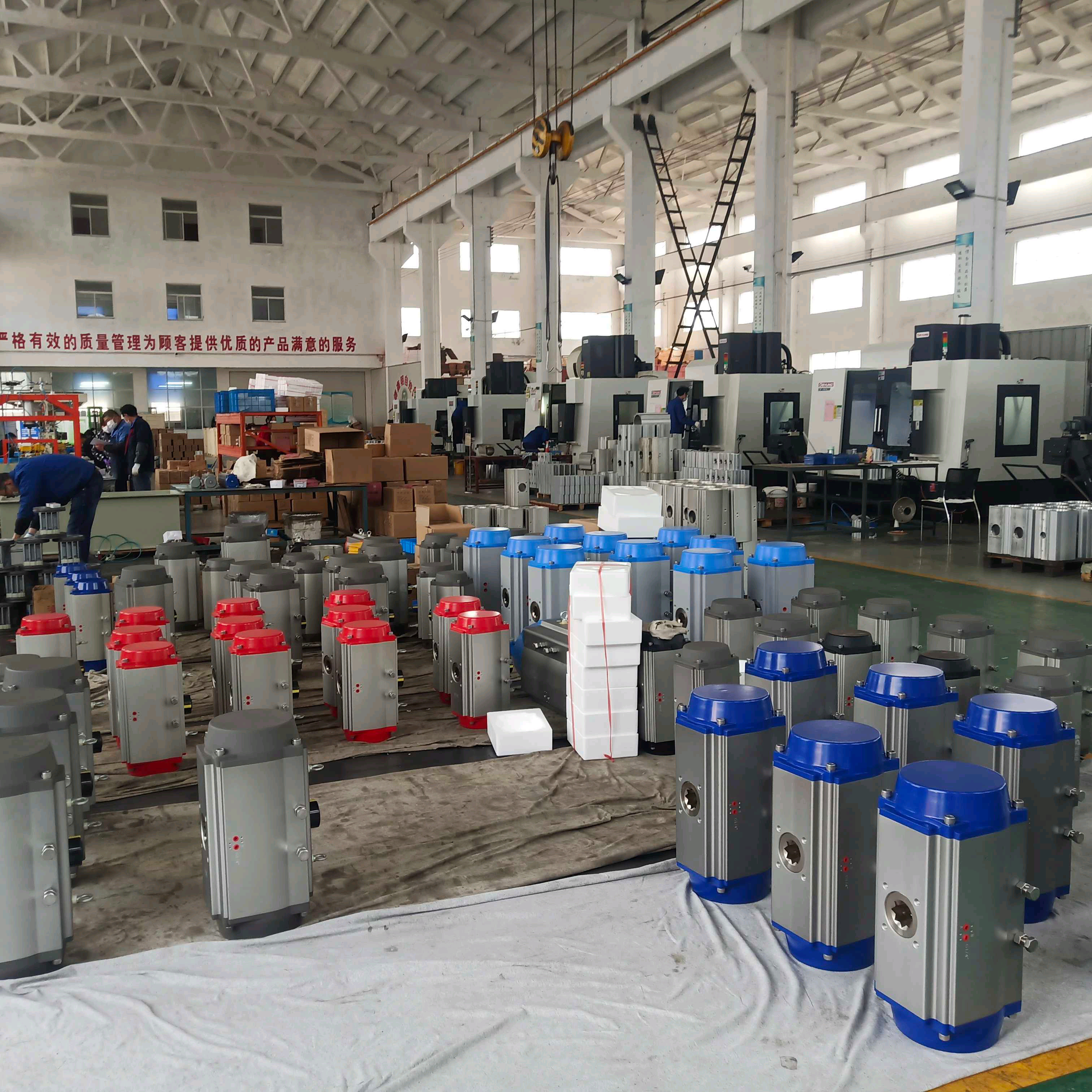 AT Series Pneumatic Actuator double effect single effect Attuatore pneumatico