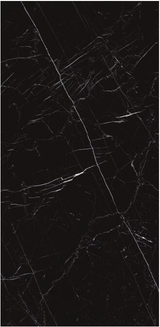 1200x2400 Large Format Wholesale Porcelain Tile Black Color Big Size Marble Bathroom Ceramic Floor Tile On Sale