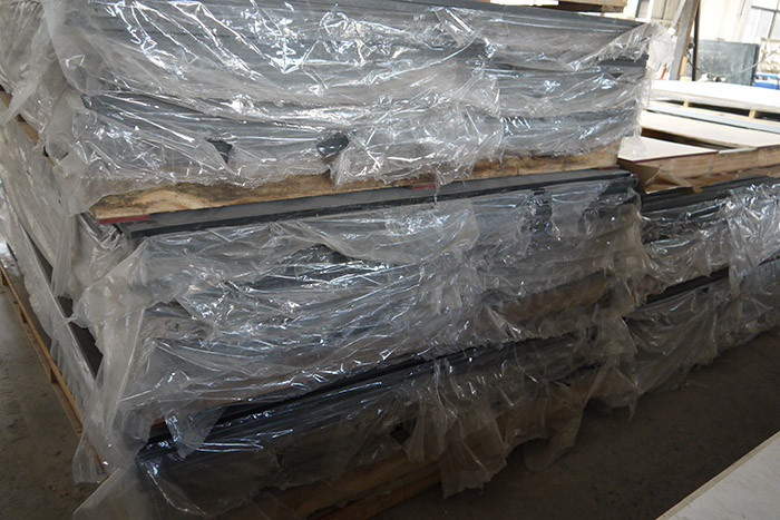 Molded marine edge laboratory countertops for chemical engineering science