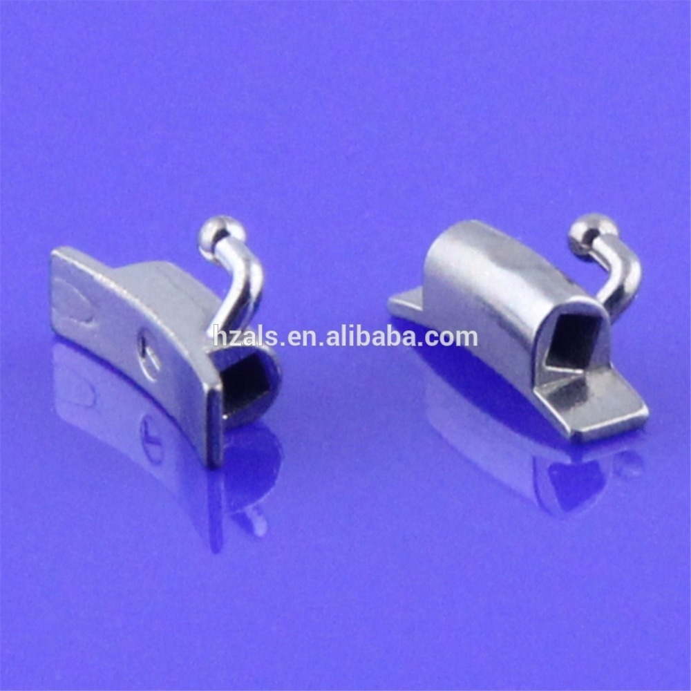 ALS Dental Preformed Orthodontic Molar Band Welded Buccal Tubes For Teeth Straightening