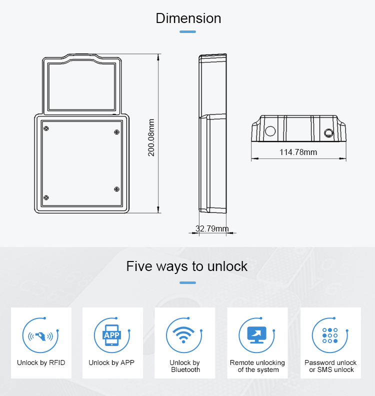 Container 4g GPS tracker GPS security padlock IP67 waterproof GPS tracking device for container/trailer/trucks