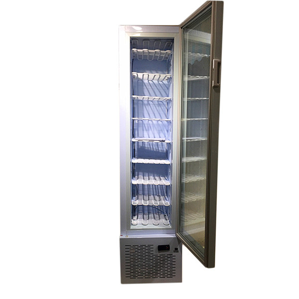 105L Low price supermarket vertical cooler display cabinet showcase beer freezer SD105
