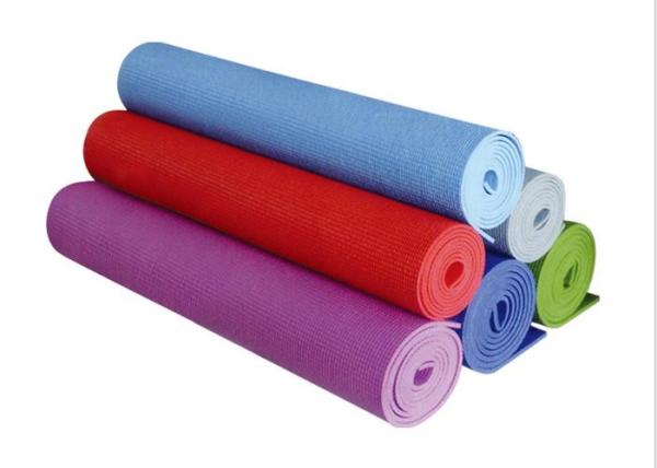 Anti Slip Home Yoga Mat / Fitness Exercise Mat Thickness Optional For Ladies