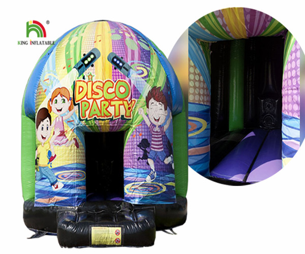 Dome 3.5m Carton Printing Inflatable Jumping Castle Bounce House For Kids