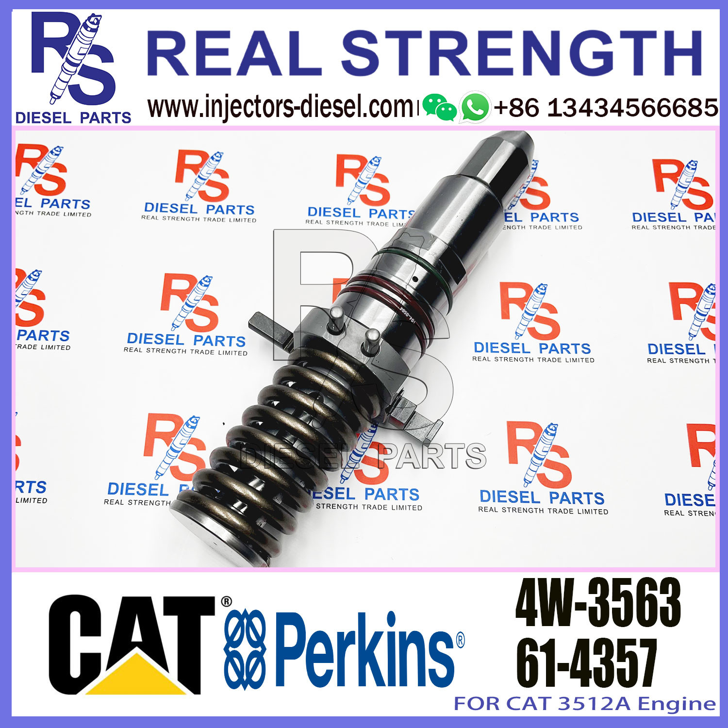 Diesel Common Rail Injector 4W-3563 7E-3382 9Y-1785 7C-4184 10R3053 9Y-0052 61-4357 For C-A-T